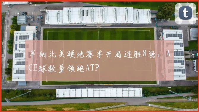 辛纳北美硬地赛季开局连胜8场,ACE球数量领跑ATP